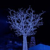  Božićne LED lampice 500 kom, plava | shoptok.hr