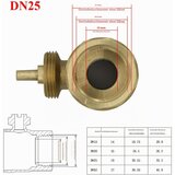 OOMVARMER 2-smerni motorizirani krogelni ventil 230V | Shoptok.si