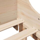  Posteljni okvir brez vzmetnice 90x190 cm trdna borovina, (22053329) | Shoptok.si