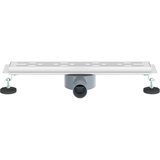  Odvod za tuš s staklenim poklopcem i 360° sifonom Srebrno 50 cm | shoptok.hr