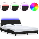  Okvir za krevet bez madraca Hanko crni 160x200 cm od tkanine | shoptok.hr