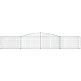  Obokane gabion košare 20 kosa 400x50x60/80 cm pocinkano železo, (21000131) | Shoptok.si