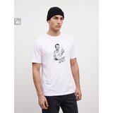 Sinsay Pamučna majica s printom | shoptok.hr