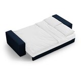 Micadoni Tamno plava sklopiva sofa od bouclé tkanine 247 cm Jodie – Home | shoptok.hr