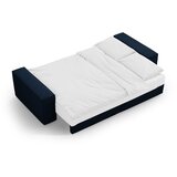 Micadoni Temno modra raztegljiva sedežna garnitura iz tkanine bouclé 247 cm Jodie – Home | Shoptok.si
