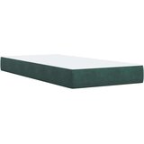 Box spring krevet s madracem tamnozeleni 90x190 cm baršunasti | shoptok.hr