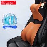  Icaroom Set jastuka za vrat i leđa za auto sedište T-N662+N632MH-CH, Narandžasti Cene