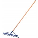 KADAX Kovinske grablje za listje, travo, kamenje, vrt, trdne, 155 cm, z ročajem, (5000346824) Cene