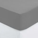 Plahta s gumicom, 90x190 cm, Siva