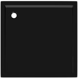 vidaXL Četvrtasta tuš-kada ABS crna 80 x 80 cm | shoptok.hr