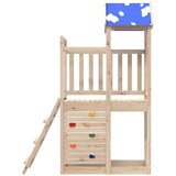  Igraći Toranj Smeđa 110,5 x 52,5 x 215cm Čvrsto borovo drvo | shoptok.hr