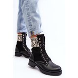 Boto Women's Ankle Boots Brogues with Sock Black Hakina | ePonuda.com