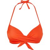 Trendyol Red Balconette Push Up Bikini Top Cene