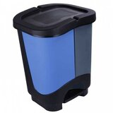Pg Kanta za otpatke sa pedalom sa dva umetka 21 L sivo plavo 21A-1 | ePonuda.com
