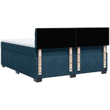  Krevet s oprugama i madracem plavi 180x200 cm baršunasti | shoptok.hr