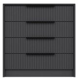 Hanah home komoda Kale Luxe 45x77x72cm antracit | Eponuda.ba