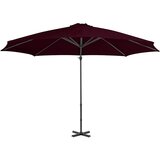  Konzolni vrtni suncobran s aluminijskim stupom 300 cm crveni | shoptok.hr