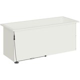 Vrtna posuda za sadnju s LED svjetlom Bijela 40 x 100 x 40 cm | shoptok.hr
