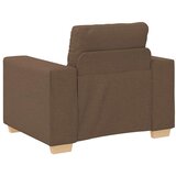 SOFA 3 pcs Smeđa 221 x 80 x 80 cm Platnasta tkanina | Eponuda.ba