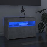 vidaXL TV omarica z LED lučkami betonsko siva 60x35x40 cm Cene