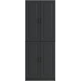  Set ormara 2 kom. Crna Konstruirano drvo | shoptok.hr