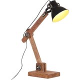  Industrijska namizna svetilka črna okrogla 58x18x90 cm E27, (20618325) | Shoptok.si