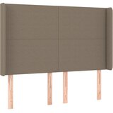  box spring s madracem LED smeđesivi 140x190 cm tkanina | shoptok.hr