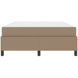  Posteljni okvir z vzmetnico Kapučino 140 x 200 cm Umetna koža | Shoptok.si