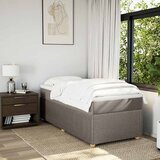  Krevet s oprugama i madracem smeđesivi 100 x 200 cm od tkanine | shoptok.hr