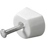 Vtični talni nosilec (Premer: 2 mm, Bela, Jeklo)