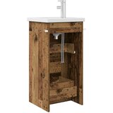  Kupaonski umivaonik s sudoperom Staro drvo 42 x 40 x 84,5 cm | shoptok.hr