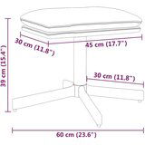  Stolček za noge gorčično rumen 60x60x36 cm žamet, (20767121) | Shoptok.si