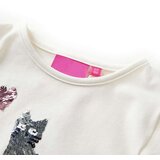  Dječja majica dugih rukava prljavo bijela boja 128 | shoptok.hr