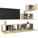  4-dijelni set TV ormarića boja hrasta sonome od iverice | shoptok.hr