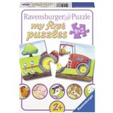 Ravensburger puzzle (slagalice) - Moje prve puzzle,9 u 1, na farmi RA07333 Cene