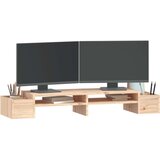  Stojalo za zaslon 100x27,5x15 cm trdna borovina | Shoptok.si