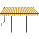  Automatska tenda na uvlačenje 3 5 x 2 5 m žuto-bijela | shoptok.hr