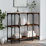  Konzolni stol boja hrasta 102x35x90 cm od konstruiranog drva | shoptok.hr