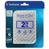 zunanji disk 53198 USB 3.0 2,5, srebrn, StorenGo, 2TB