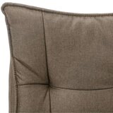  Masažna Radna stolica - Uredska stolica od tkanine smeđe-siva - Sivo-smeđa 1 Sa naslonom za noge | shoptok.hr