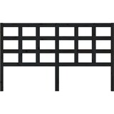  Posteljno vzglavje črno 165,5x4x100 cm trdna borovina, (20684570) | Shoptok.si