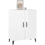  Komoda visok sijaj bela 69,5x34x90 cm konstruiran les, (20654296) | Shoptok.si