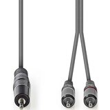 Nedis COTH22200GY30, Stereo audio kabl, 3,5 mm muški, 2x RCA muški, Niklovani, 3,00 m | Eponuda.com