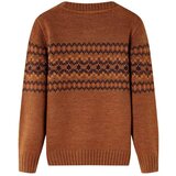  Dječji pulover pleteni boja konjaka 116 | shoptok.hr