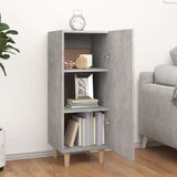  Komoda betonsko siva 34,5x34x90 cm konstruiran les, (20654795) | Shoptok.si