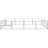  Kavez za pse srebrni 16 m² čelični | shoptok.hr