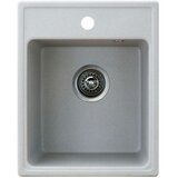 Metalac granitna usadna sudopera xQuadro 40 bela 400x500 Ø90 Cene