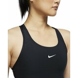 Nike Dri-Fit Swoosh Womens Medium-Support 1-Piece Pad Sports Bra Black/White L Aktivno spodnje perilo | Shoptok.si
