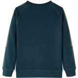  Dječja topla majica zelena boja mahovine 116 | shoptok.hr