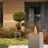 Planika Faro GAS - Spoljni gasni kamin 142x36 cm 8kW siva + zaštitni pokrivač | Eponuda.com